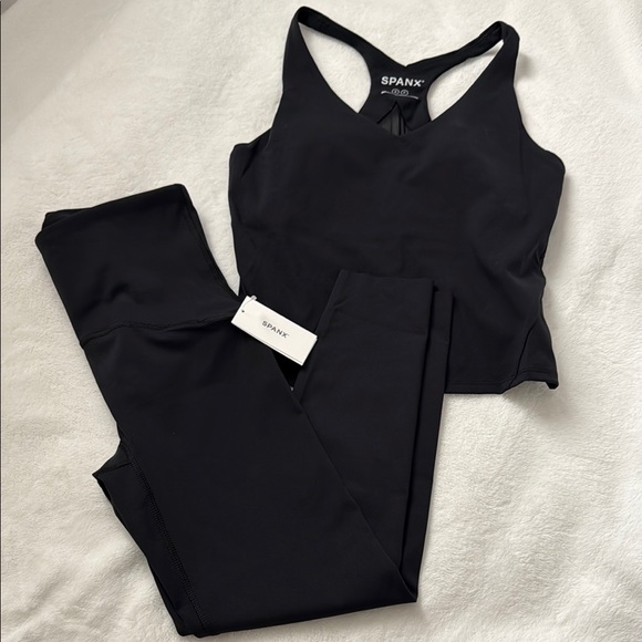 SPANX Pants - SPANX Black Leggings and Top Set